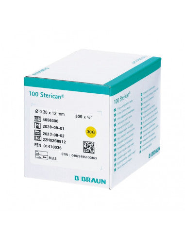 B. Braun Sterican needles 30G, yellow