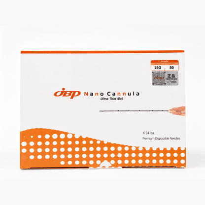 JBP Nano Cannula 25G × 50 mm, stumpfe Mikrokanülen, weitere Ansicht