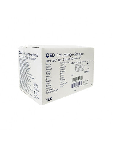 Stříkačky BD Plastipak Luer-Lok 1 ml